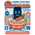 Cabin Coins Ramen Vintage