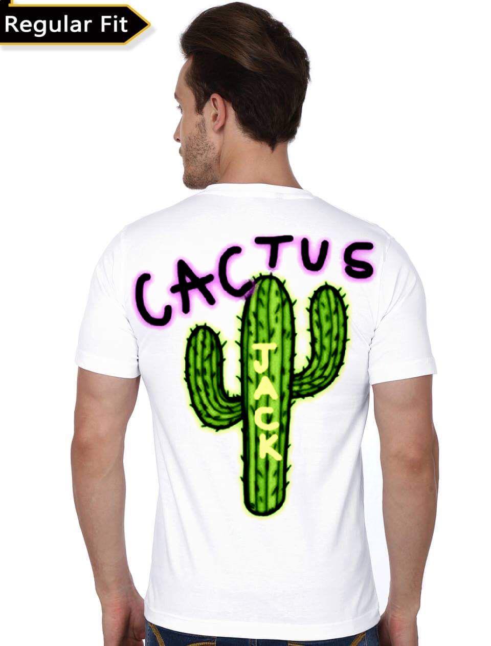 Cactus White T-Shirt Hoodie, Sweatshirt | PureTeeCo.com
