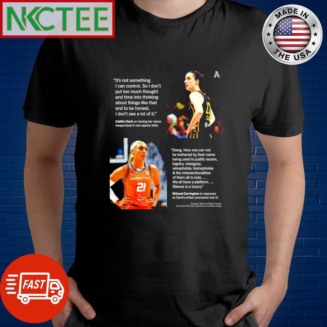 Caitlin Clark just destroyed Dijonai Carrington and the #2 Seed Connecticut Sun shirt