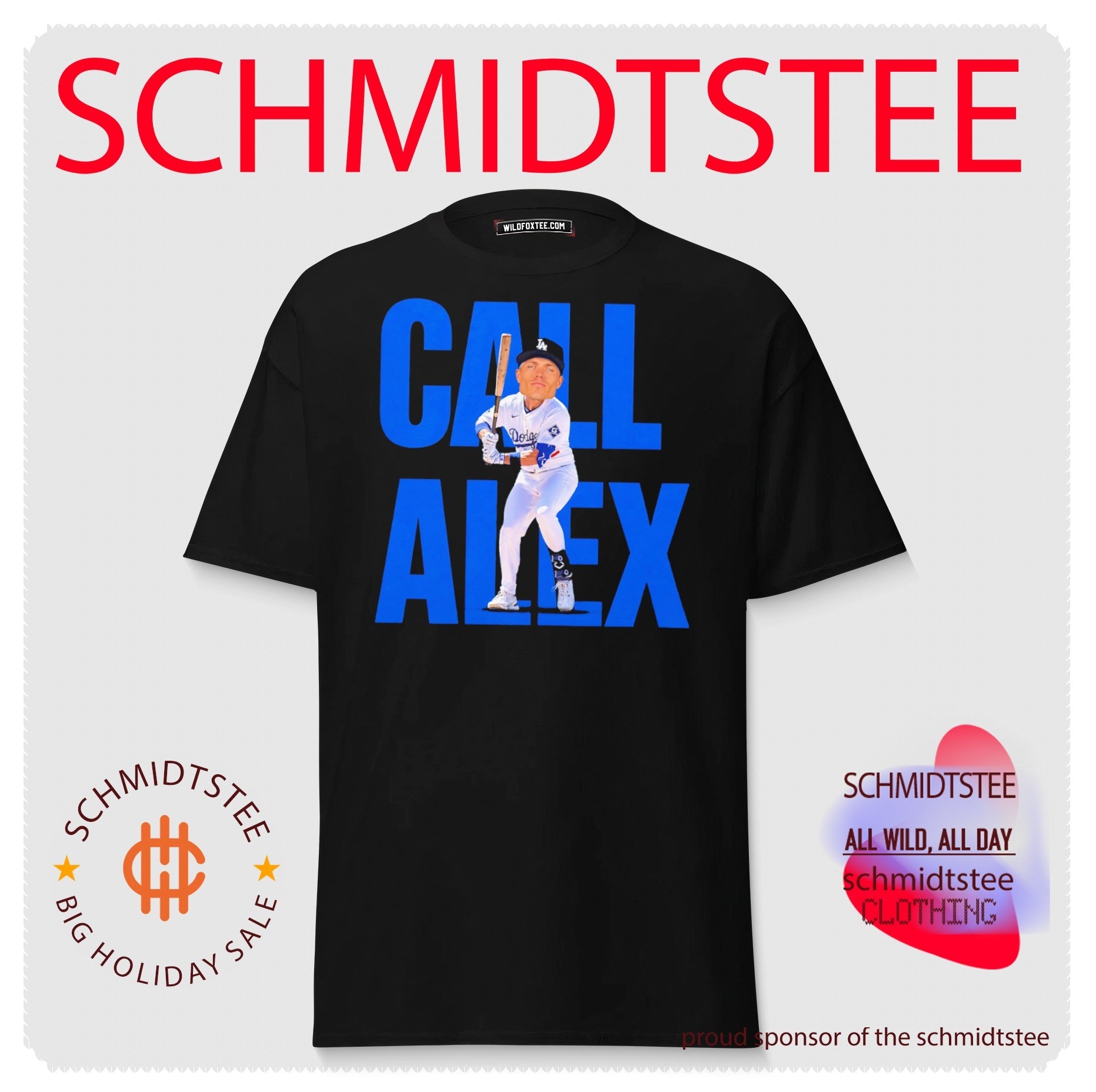 Call Alex Los Angeles Dodgers MLB Baseball caricature shirt