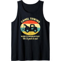 Camel Towing Retro Adult Humor Saying Funny Halloween Funny Tank Top Made in USA T-Shirts, Hoodie, Sweatshirt | PureTeeCo.com