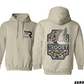 Camo Duck Design Roost Waterfowl Hoodie for Hunting Enthusiasts, Perfect for Waterfowl Lovers and Outdoor Adventures -...