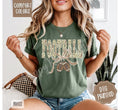Camo Football Comfort Colors TShirt, Trendy Women's Bow Tee Hoodie, Sweatshirt | PureTeeCo.com