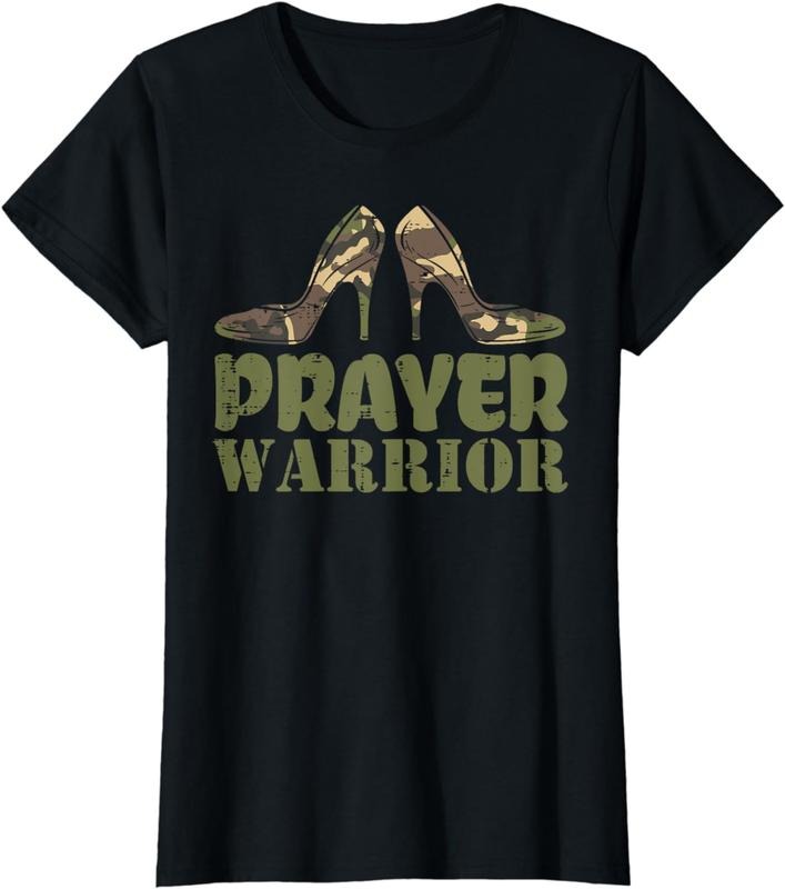 Camo Heels Women Gift T-Shirt Cotton Tee Earthy Black Women Outfits Hoodie, Sweatshirt | PureTeeCo.com