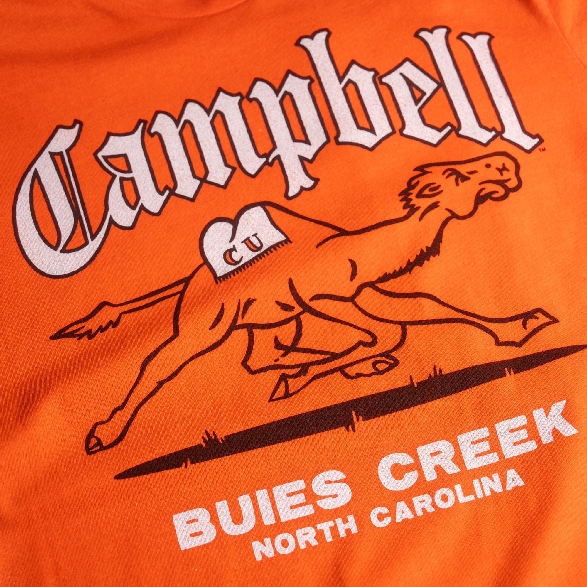 Vintage Campbell Fighting Camels Buies Creek Tee Hoodie, Sweatshirt | PureTeeCo.com (Image 2)