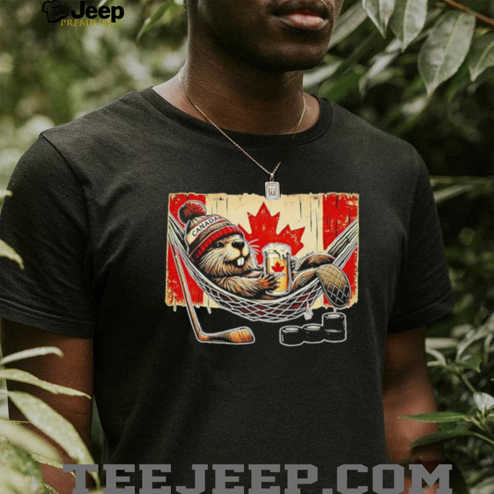 Canadian Beaver Hockey Funny shirt