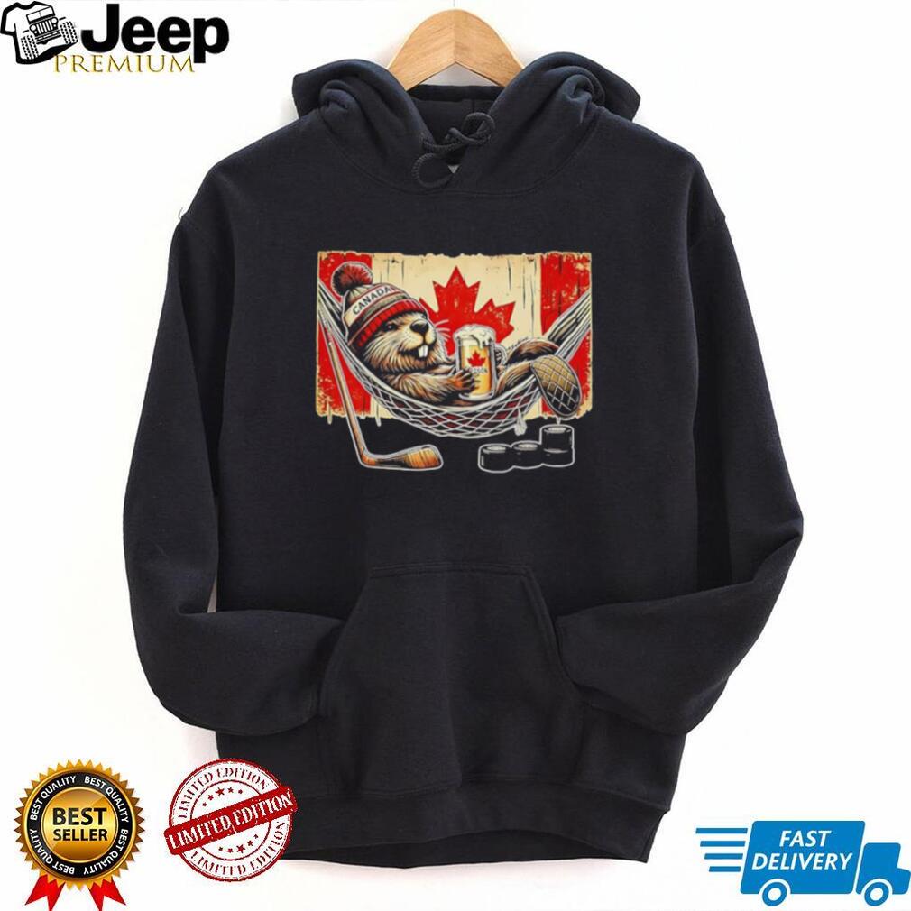 Canadian Beaver Hockey Funny shirt