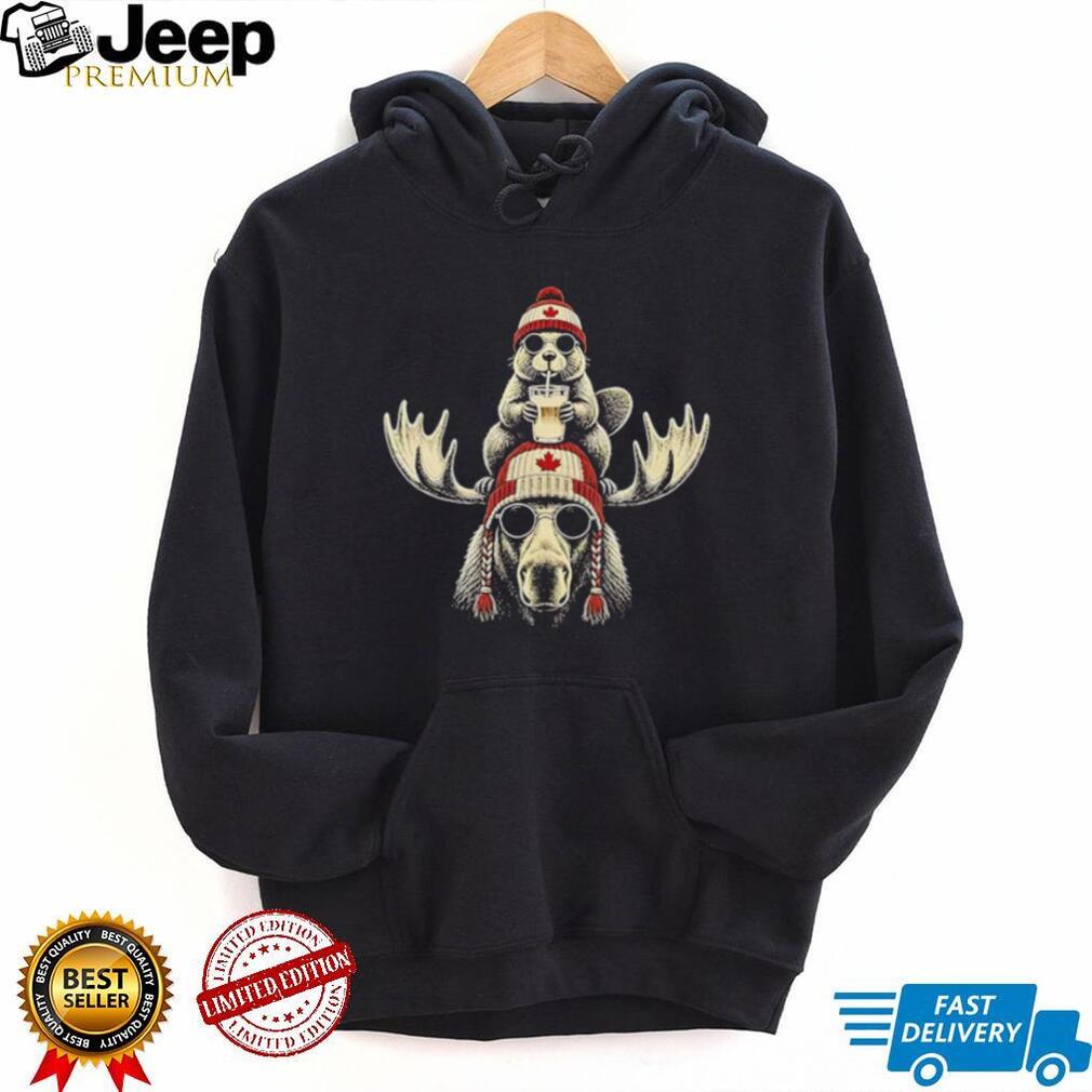 Canadian Beaver Moose Funny shirt