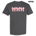 Candy Cane Bow Trio Comfort Colors T-Shirt 'NLB' Hoodie, Sweatshirt | PureTeeCo.com