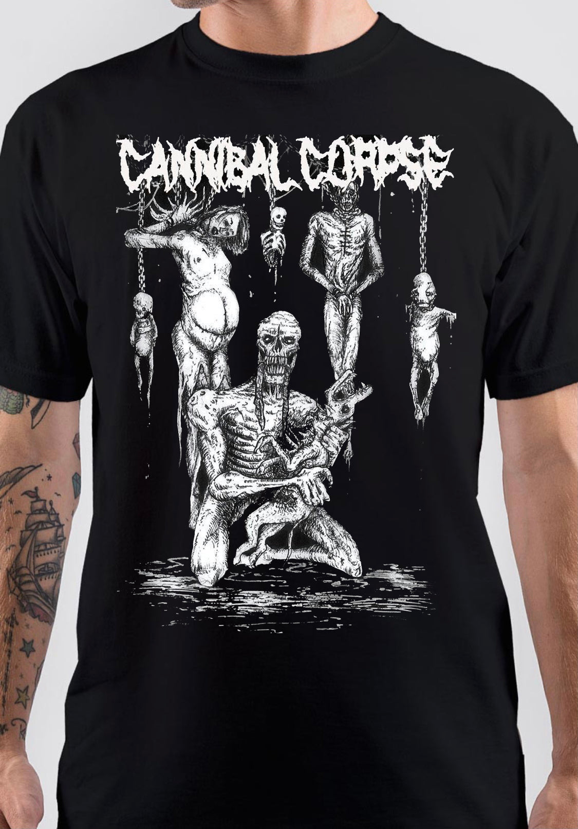 Cannibal Corpse Black T-Shirt Style006 Hoodie, Sweatshirt | PureTeeCo.com