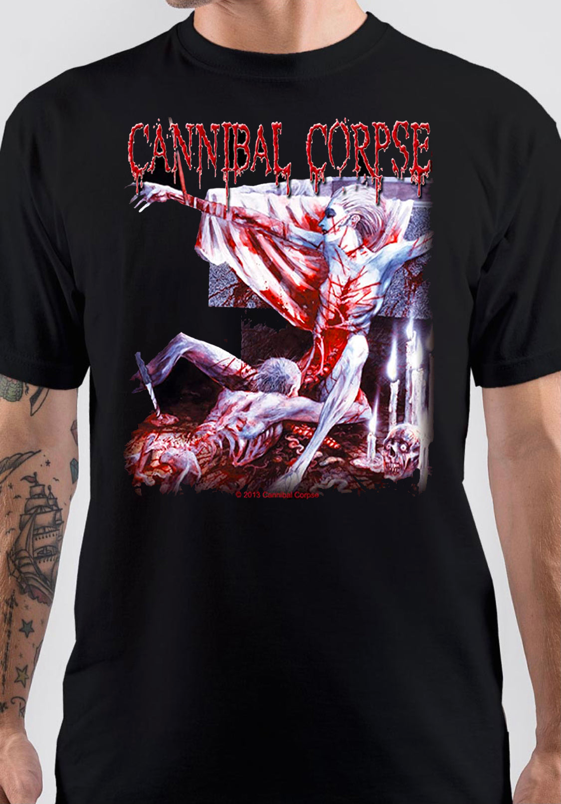 Cannibal Corpse Black T-Shirt Style005 Hoodie, Sweatshirt | PureTeeCo.com