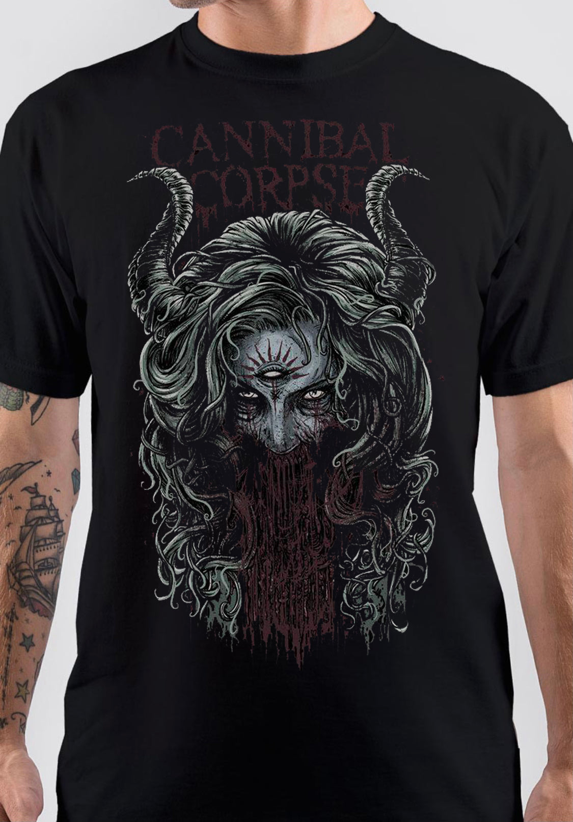 Cannibal Corpse Black T-Shirt Style001 Hoodie, Sweatshirt | PureTeeCo.com