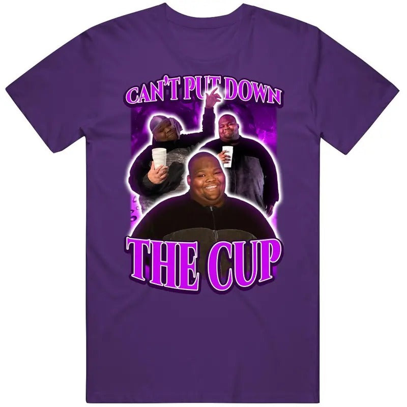 Cant Put Down The Cup Dave Bllunts Fan Funny Joke Gift T Shirt, Funny Meme The God Shirt Tee Unisex T-shirt T-shirt, Meme...