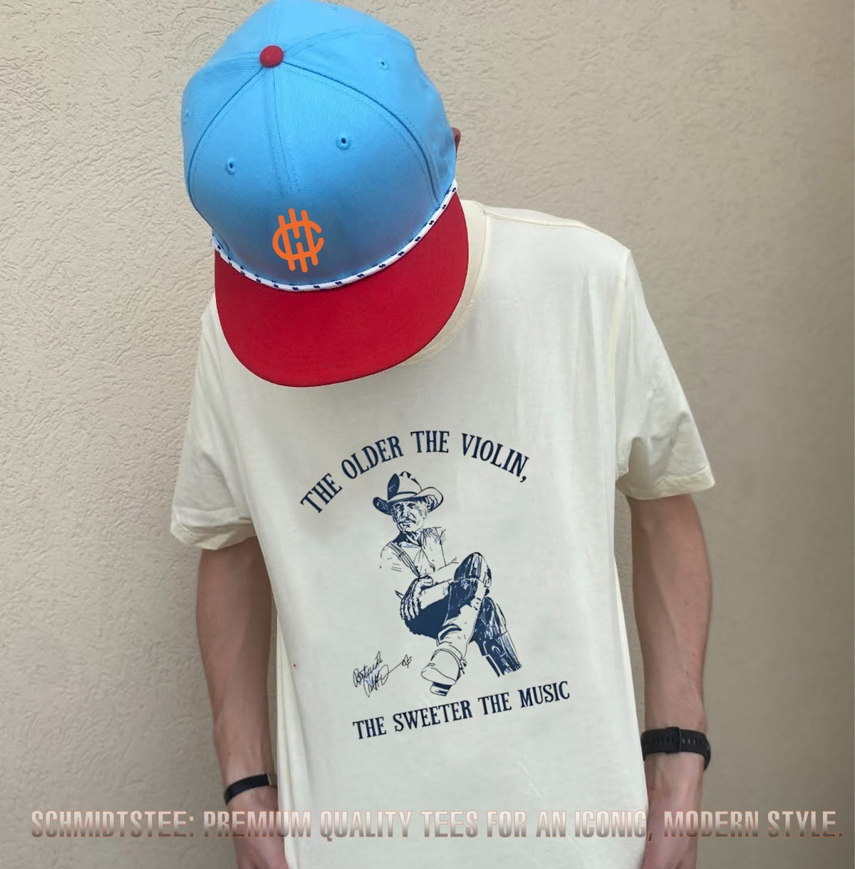Captain Gus McCrae Lonesome Dove the older the violin the sweeter the music shirt