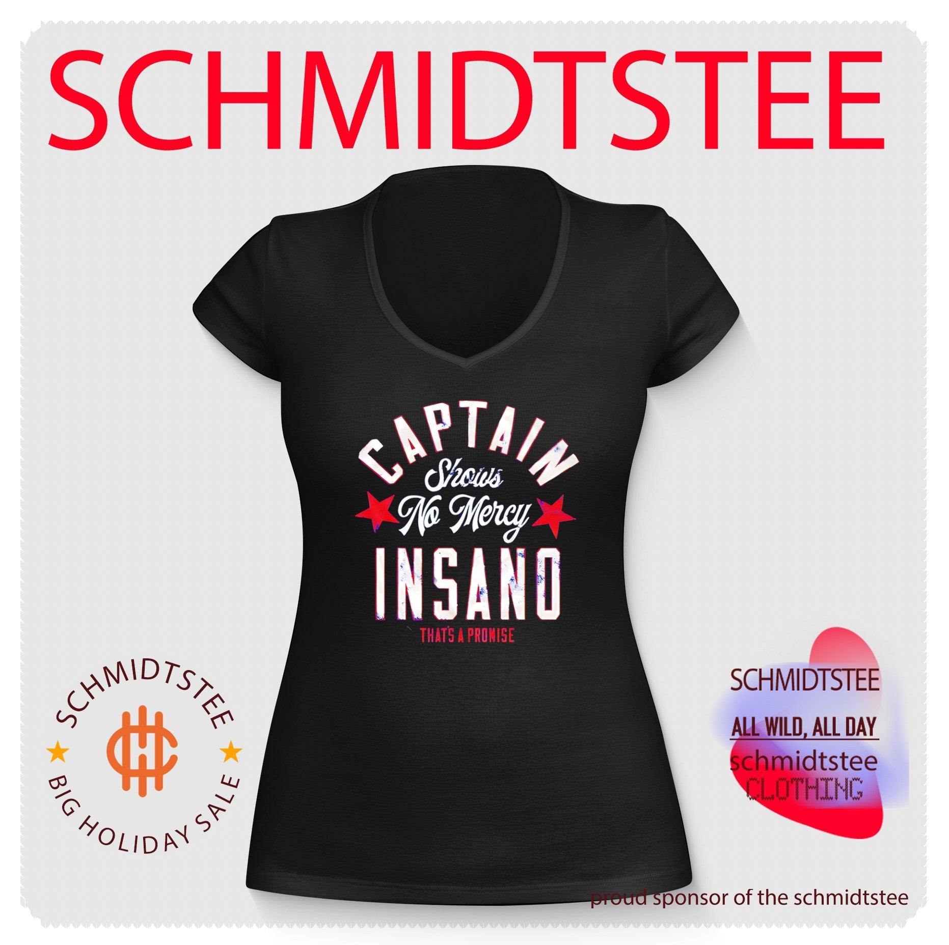 Captain shows no mercy Insano that’s a promise shirt
