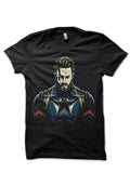 Caption America Black T-Shirt Hoodie, Sweatshirt | PureTeeCo.com