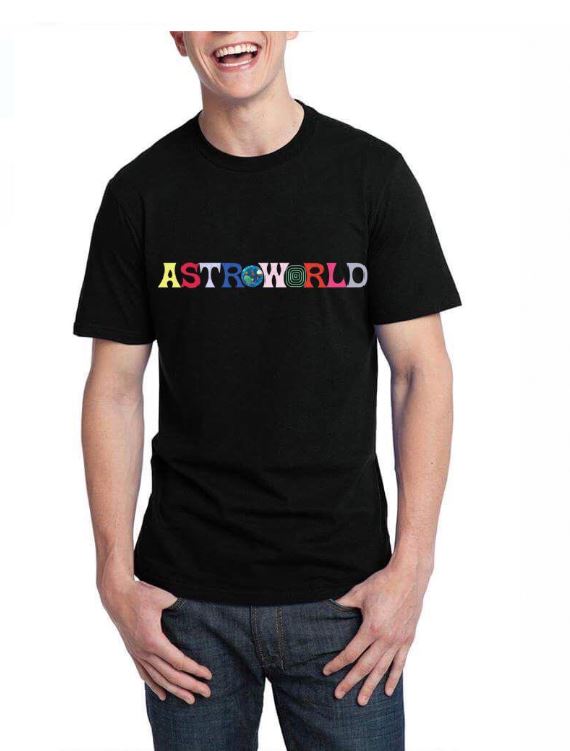Astroworld Half Sleeve Black T-Shirt Hoodie, Sweatshirt | PureTeeCo.com