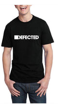 Defected Half Sleeve Black T-Shirt Hoodie, Sweatshirt | PureTeeCo.com