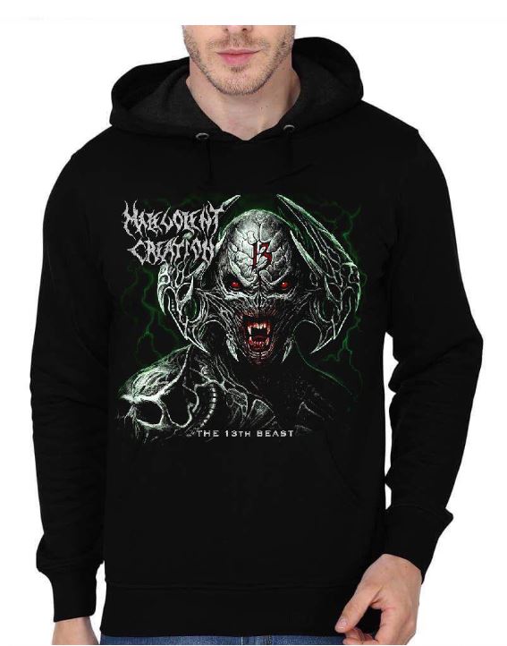 The 13th Beast Black Hoodie T-Shirts, Sweatshirt | PureTeeCo.com