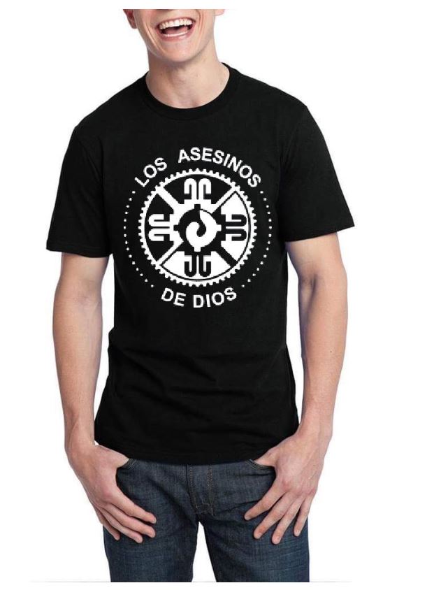 Los Asesinos Black Half Sleeve T-Shirt Hoodie, Sweatshirt | PureTeeCo.com