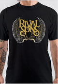 Rival Sons Half Sleeve Black T-Shirt Hoodie, Sweatshirt | PureTeeCo.com