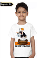 Team Vedant Unisex White T-Shirt Hoodie, Sweatshirt | PureTeeCo.com