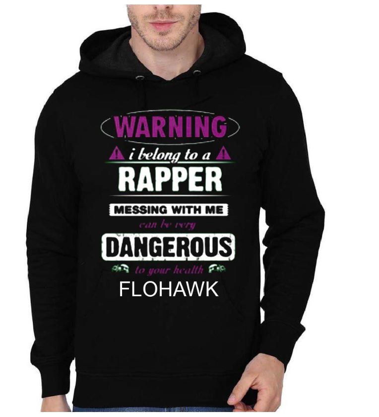 Warning Black Hoodie T-Shirts, Sweatshirt | PureTeeCo.com