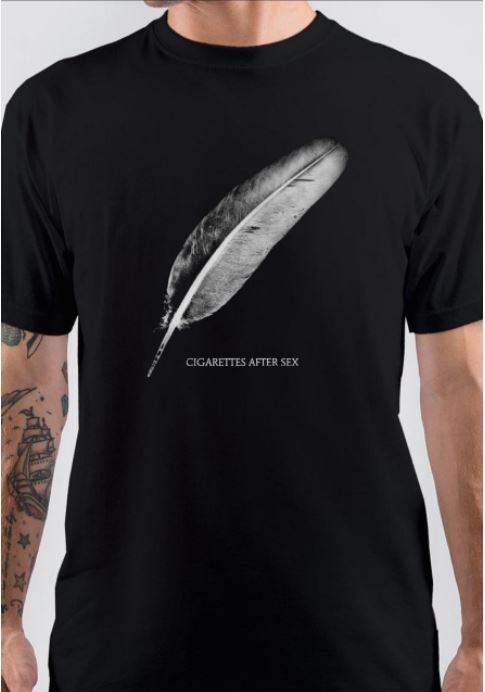 Cigarettes After Sex Black T-Shirt Hoodie, Sweatshirt | PureTeeCo.com
