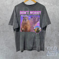 Capybara Vintage 90s Bootleg Style Graphic T-Shirt, Retro Be Cappy Shirt, Trendy Shirts, Adult Unisex Relaxed Graphic...