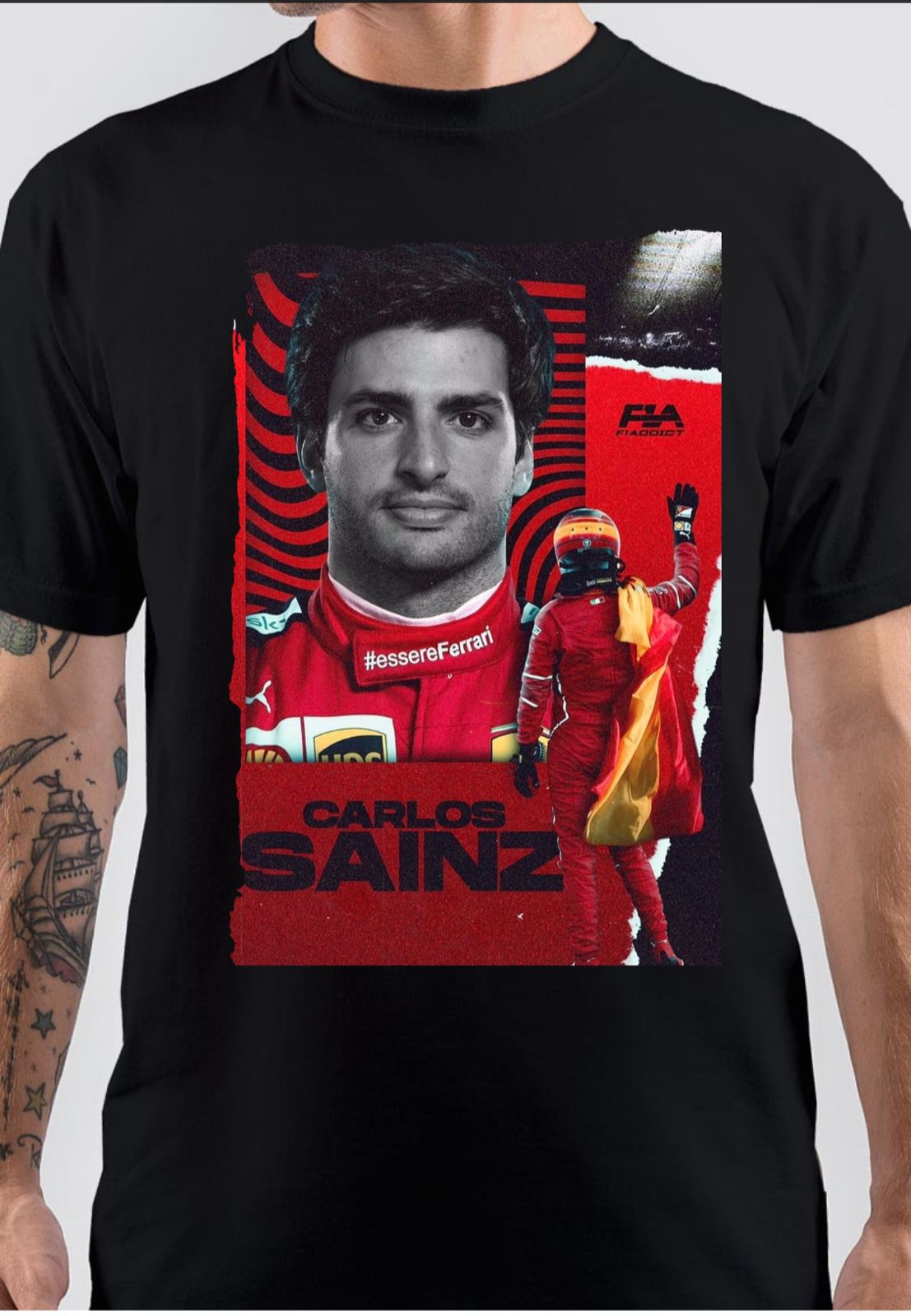 Carlos Sainz T-Shirt Style001 Hoodie, Sweatshirt | PureTeeCo.com