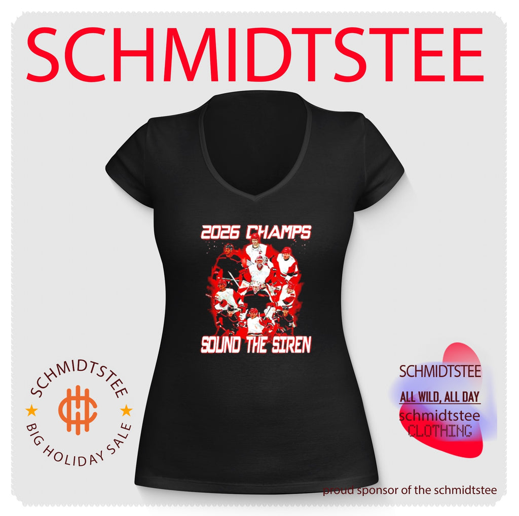 Carolina Hockey 2026 Champs Sound the siren graphic shirt