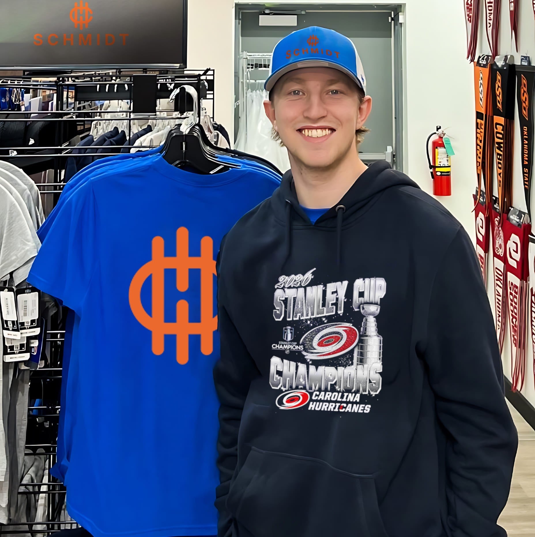 Carolina Hurricanes 2026 Stanley Cup Champions Trophy shirt