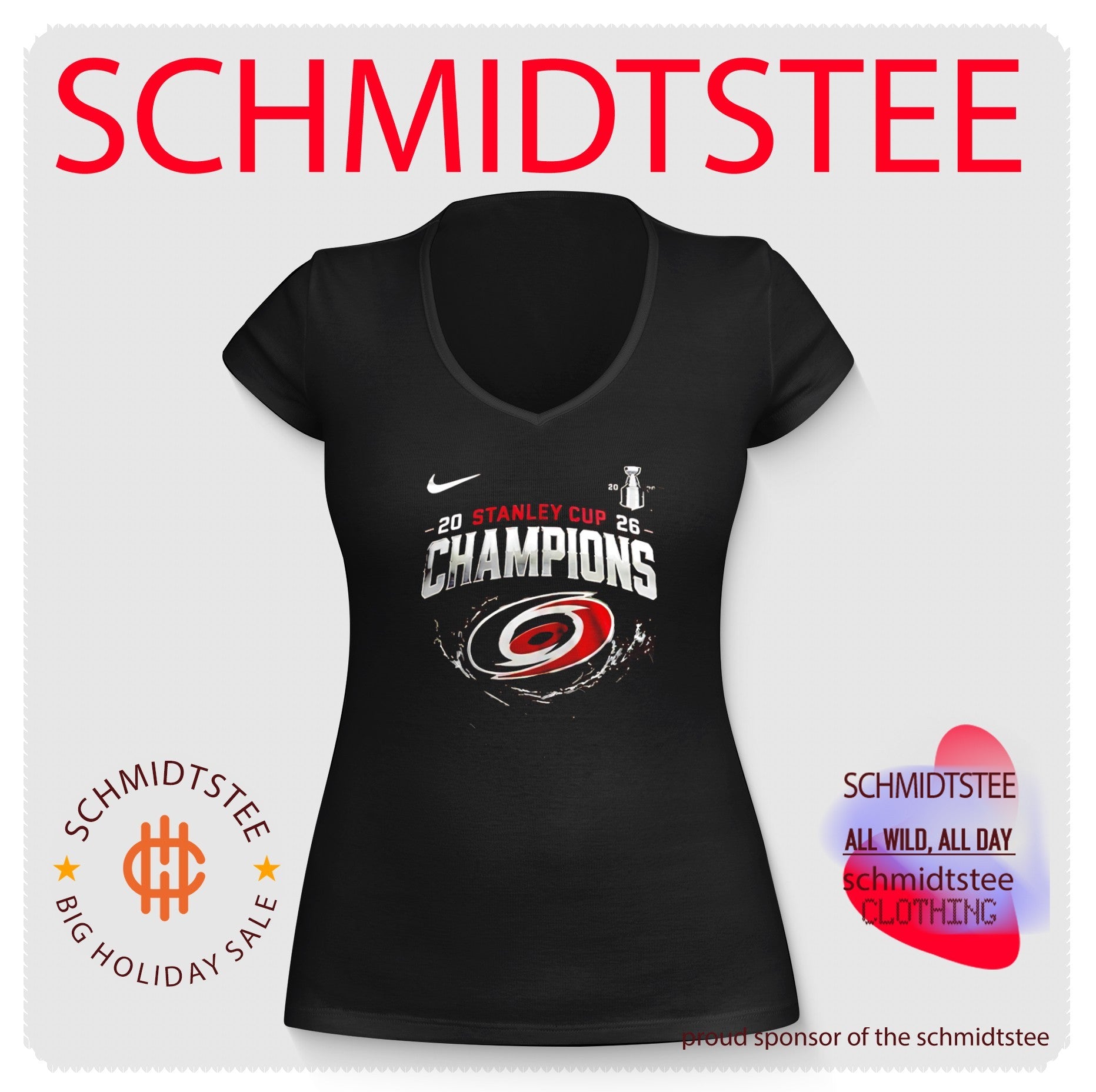 Carolina Hurricanes 2026 Stanley Cup Champions logo shirt