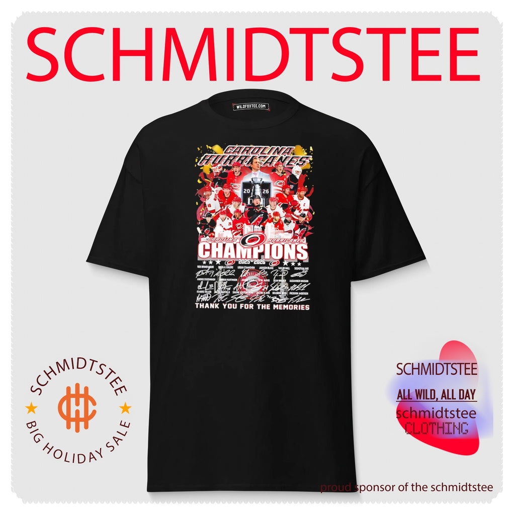 Carolina Hurricanes NHL Champions 2025-2026 thank you for the memories shirt