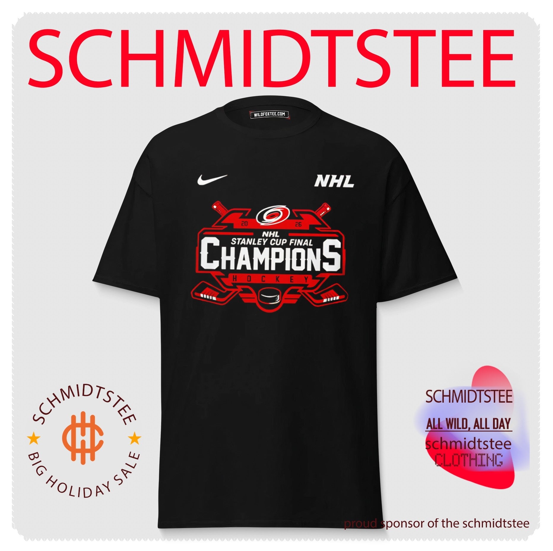 Carolina Hurricanes NHL Stanley Cup Champions 2026 logo shirt