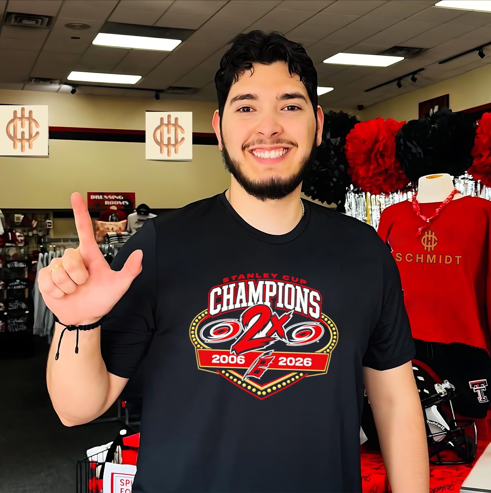Carolina Hurricanes Stanley Cup Champions 2x 2006 2026 shirt