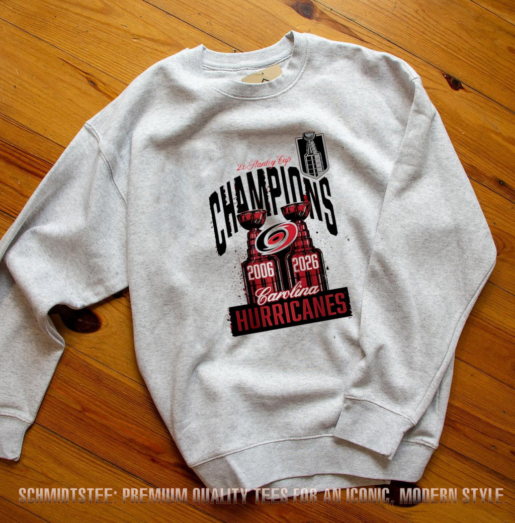 Carolina Hurricanes Two-Time Stanley Cup Champions 2006 2026 Earned & Raised shirt