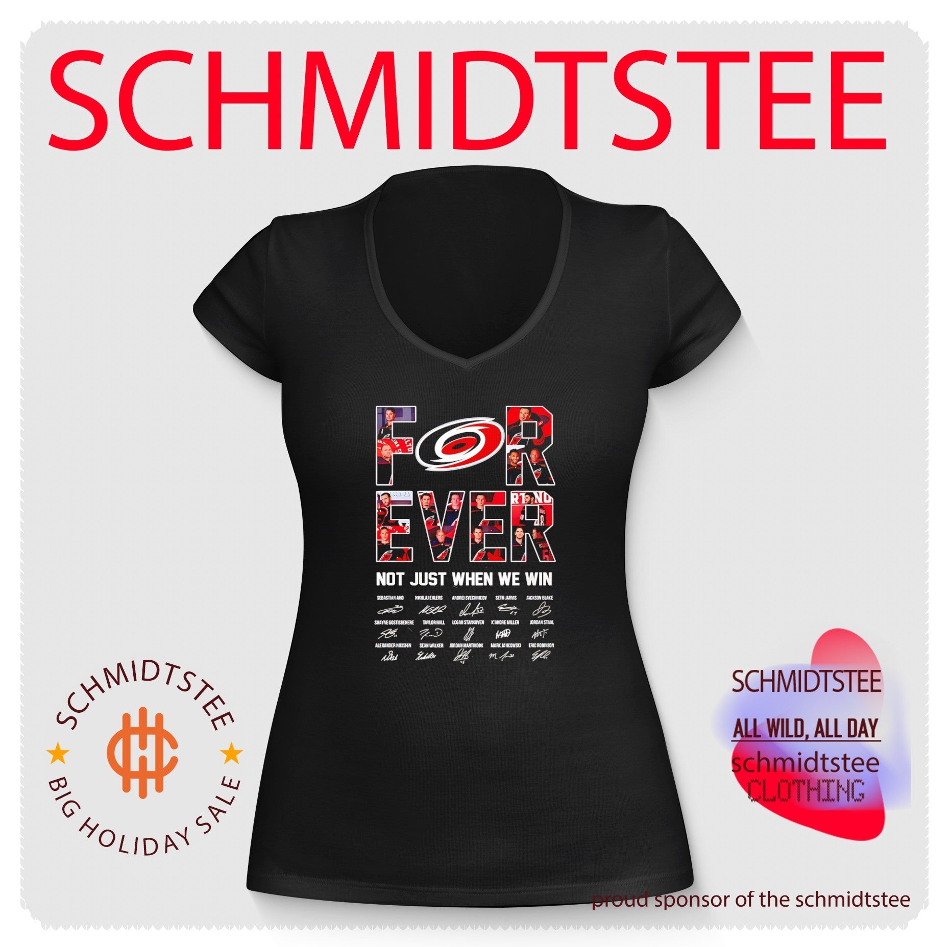 Carolina Hurricanes forever not just when we win signature shirt