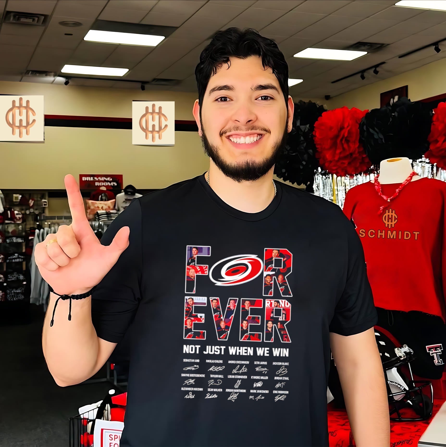 Carolina Hurricanes forever not just when we win signature shirt