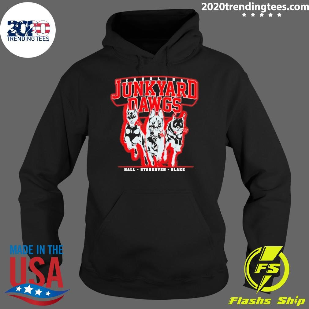 Carolina Junkyard Dawgs Logan Stankoven Taylor Hall and Jackson Blake Shirt