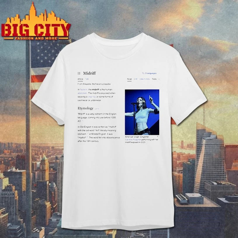 Caroline Polachek Wikipedia shirt