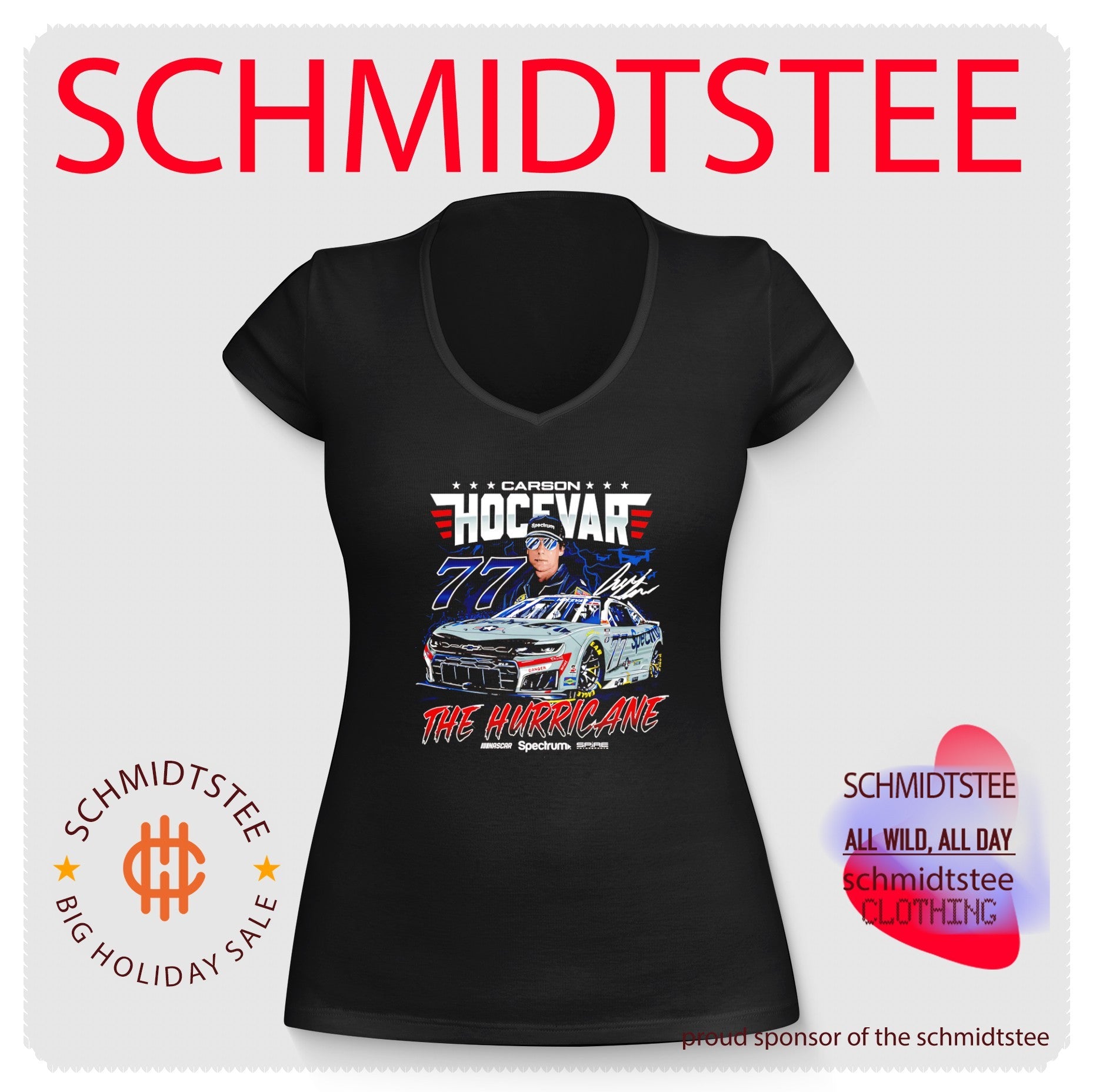 Carson Hocevar The Hurricane Spectrum San Diego signature shirt