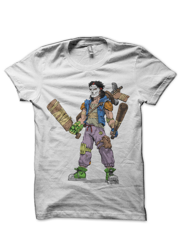 Casey Jones TMNT White T-Shirt Hoodie, Sweatshirt | PureTeeCo.com
