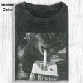 Cat Smoking Funny Graphic T-shirt, cotton cat funny T-shirt, Retro Funny Vintage Tee, Unisex Meme Cringe Funny Dumb...