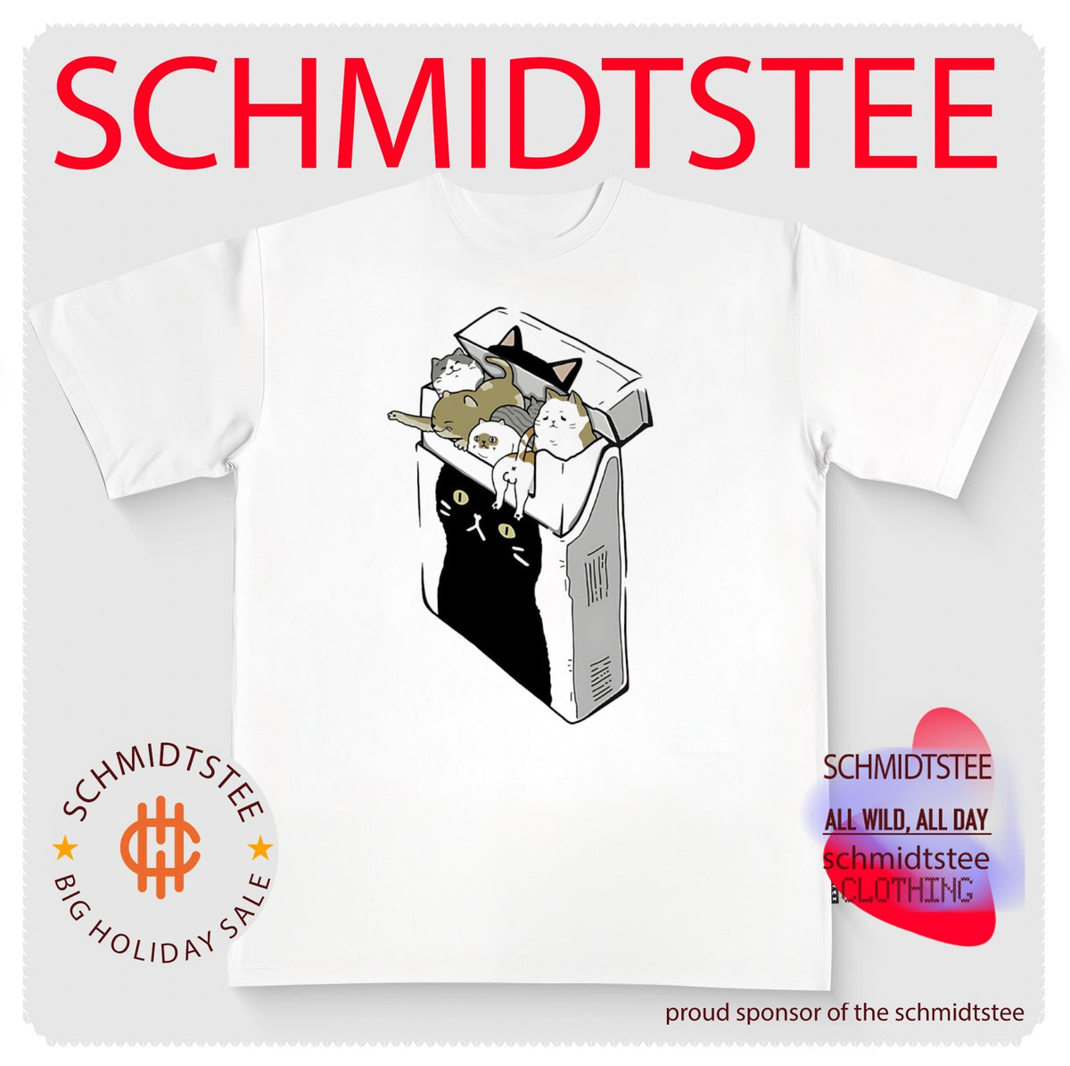 Cat cigarettes shirt