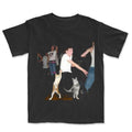 Cat dance and music Funyn T-Shirt, Cat Love Vintage Graphic Tee, Cute Cat Shirt, Women's T-shirts Streetwear Top...