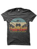 Catalina Wine Mixer Step Brothers Charcoal Grey T-Shirt Hoodie, Sweatshirt | PureTeeCo.com