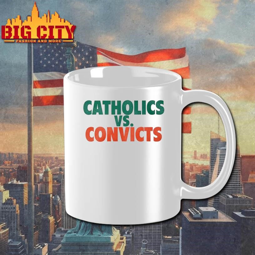 Catholics Vs Convicts Vintage 1988 Shirt
