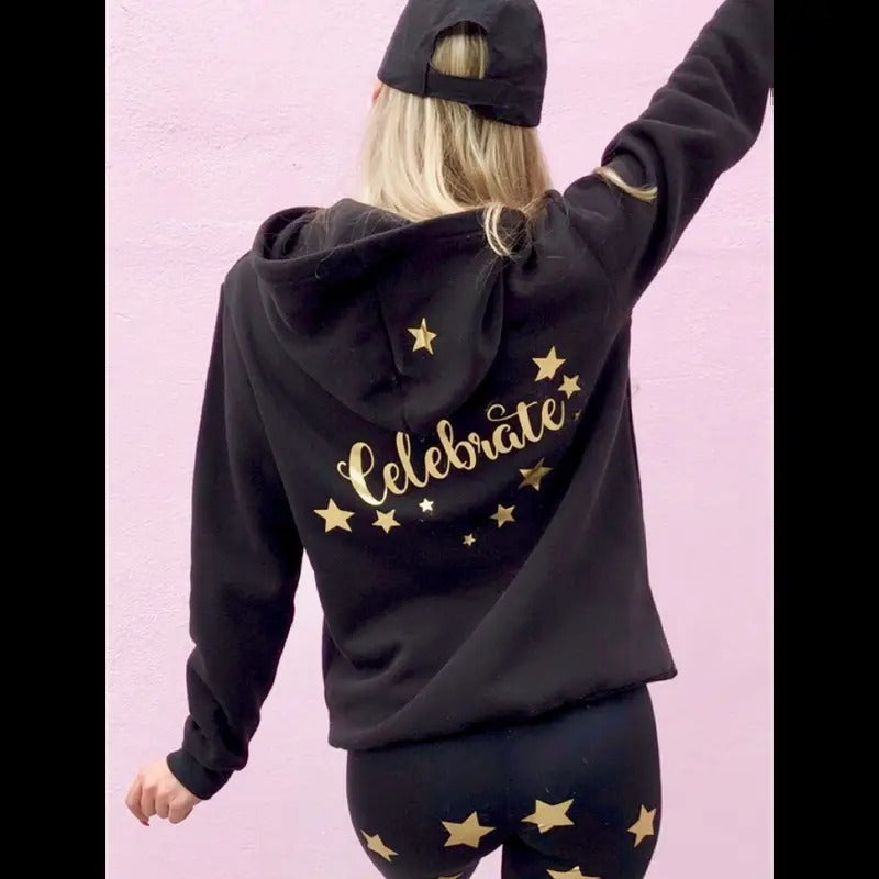 Celebrate Black Hoodie T-Shirts, Sweatshirt | PureTeeCo.com