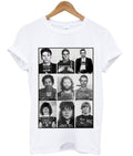 Celebrities Mugshot Rock Stars Music Gift Funny t-shirt Hoodie, Sweatshirt | PureTeeCo.com